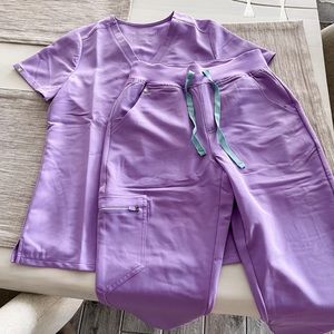 Figs Lilac Dawn limited edition scrub set